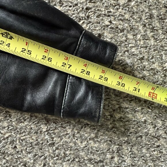 Vtg 90s Y2K Wilsons Pelle Studio Leather Thinsulate Lined Bomber Jacket Mens XLT - Picture 7 of 16